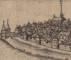 kamperbuitenpoort - zijaanzicht 1588